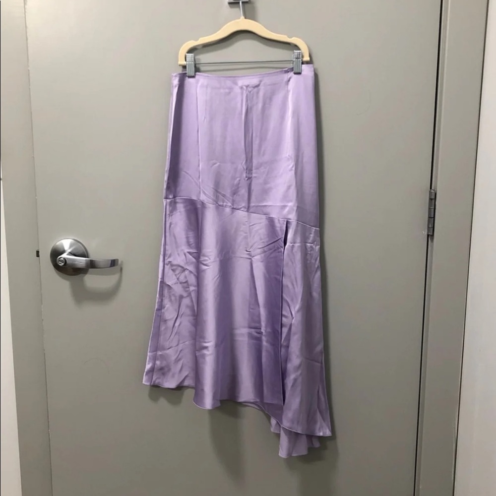 COPY - &Other Stories Side Slit Satin Midi Skirt